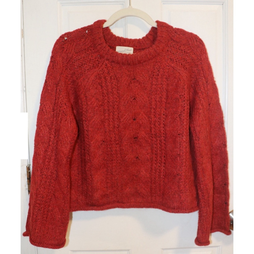 Universal Thread Vibrant Red Knit Pullover - image 3
